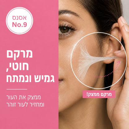 ערכת NAD9+ המלאה לסימני הגיל | סרום, אמפולת עיניים ו-4 מסכות ליפטינג